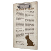 The Power of the Dog Poem - Rudyard Kipling クリップボード (左)