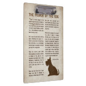 The Power of the Dog Poem - Rudyard Kipling クリップボード (右)