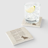 The Power of the Dog Poem - Rudyard Kipling  ストーンコースター (横)