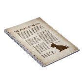 The Power of the Dog Poem - Rudyard Kipling  ノートブック (右側)