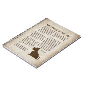 The Power of the Dog Poem - Rudyard Kipling  ノートブック (左側)