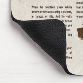 The Power of the Dog Poem - Rudyard Kipling  マウスパッド (コーナー)