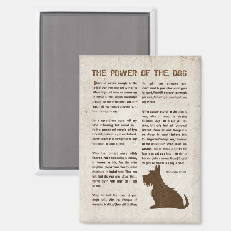 The Power of the Dog Poem - Rudyard Kipling マグネット