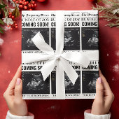 The Pregnancy Times Newspaper Custom Baby Photo ラッピングペーパー