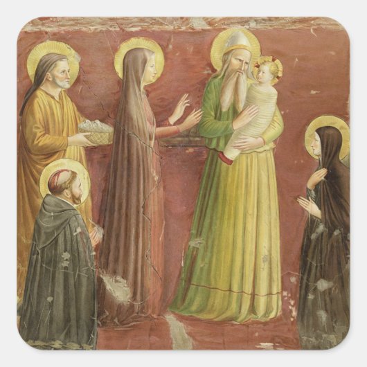 The Presentation in the Temple, from a series of p スクエアシール (正面)