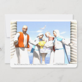 The Presentation of Jesus in the Temple 招待状