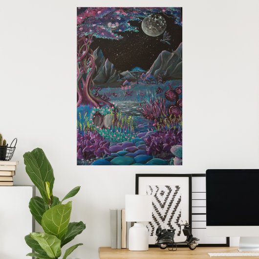 The Preserve - Sci-Fiファンタジーの風景 ポスター (ホームオフィス)