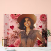 The Pretty Cowgirl on a Wall Acrylic Sign アクリルサイン (ウェディング)