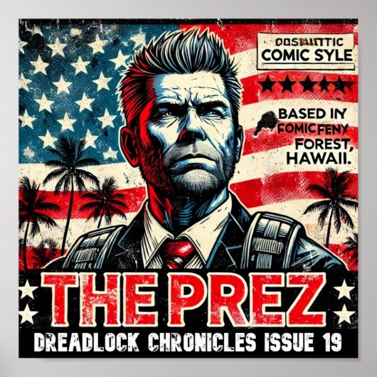 THE PREZ – ドレッドロック年代記19号 ポスター (正面)