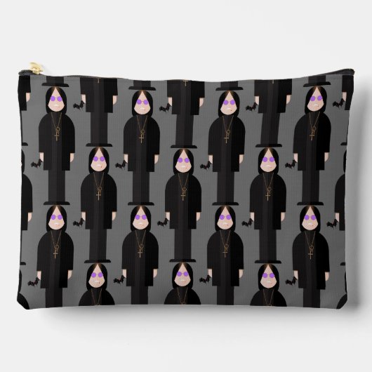 The Prince of Darkness – Patterned Zipper Pouch アクセサリーポーチ (正面)
