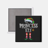 The Princess Elf Shirt Matching Family Funny Chris マグネット (正面/裏面)