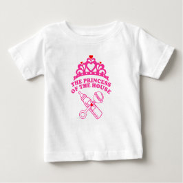 The princess of the house ベビーTシャツ