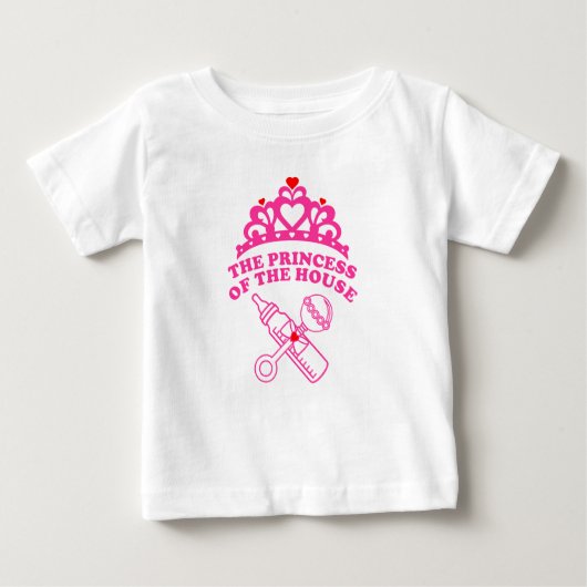 The princess of the house ベビーTシャツ (正面)