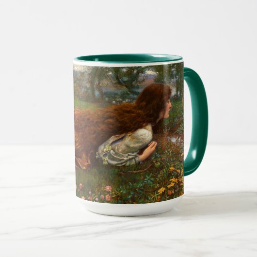 The Princess Out of School by Edward Robert Hughes マグカップ (正面右)