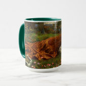 The Princess Out of School by Edward Robert Hughes マグカップ (正面左)