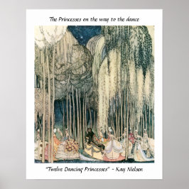 The Princesses on the way to the dance Kay Nielsen ポスター