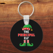 The Principal Elf Christmas For Principal School P キーホルダー (正面)