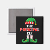 The Principal Elf Christmas For Principal School P マグネット (正面/裏面)