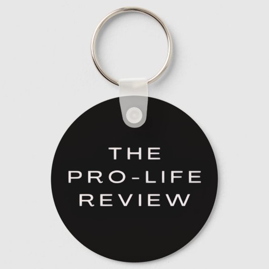 The Pro-Life Review Keychain キーホルダー (正面)