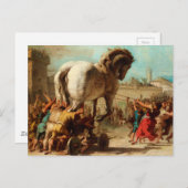 The Procession of the Trojan Horse in Troy ポストカード (正面/裏面)