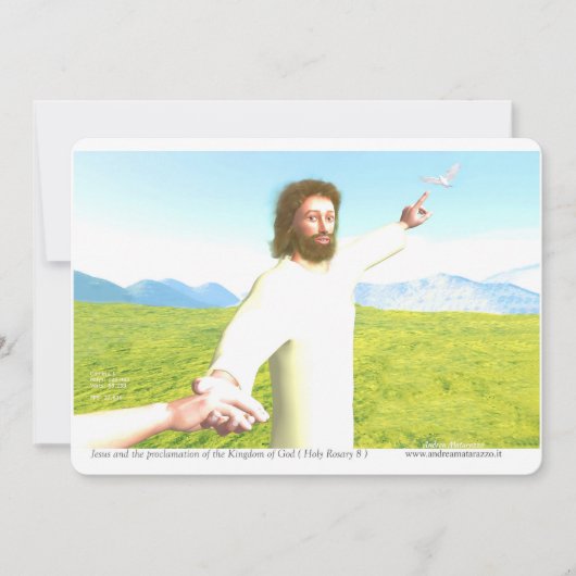 The proclamation of the Kingdom of God 招待状 (正面)