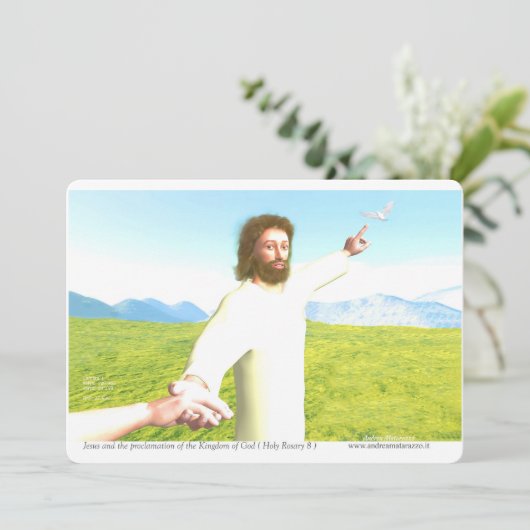 The proclamation of the Kingdom of God 招待状 (スタンド正面)