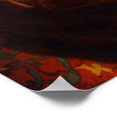 The Procuress by Johannes Vermeer  ポスター (角)