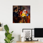 The Procuress by Johannes Vermeer  ポスター (ホームオフィス)