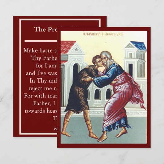 The Prodigal Son prayer card シーズンカード (正面/裏面)