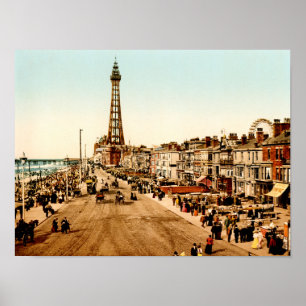 The Promenade Blackpool Lancashire England ポスター