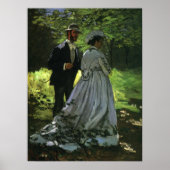 The Promenaders (The Strollers) by Claude Monet ポスター (正面)