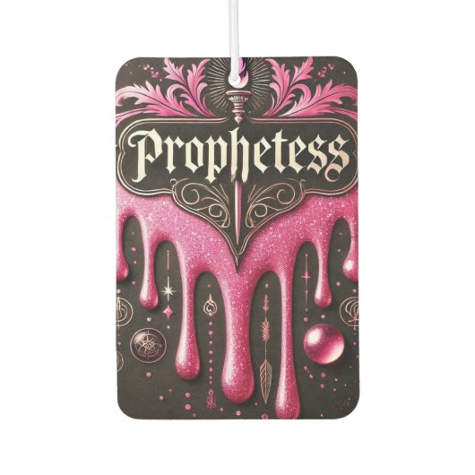 「The Prophetess」カーフレッシュナー:プールで息を吸う カーエアーフレッシュナー (正面)