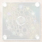 THE PROSPERITYつながり：幸運の宝石 ガラスコースター (裏面)