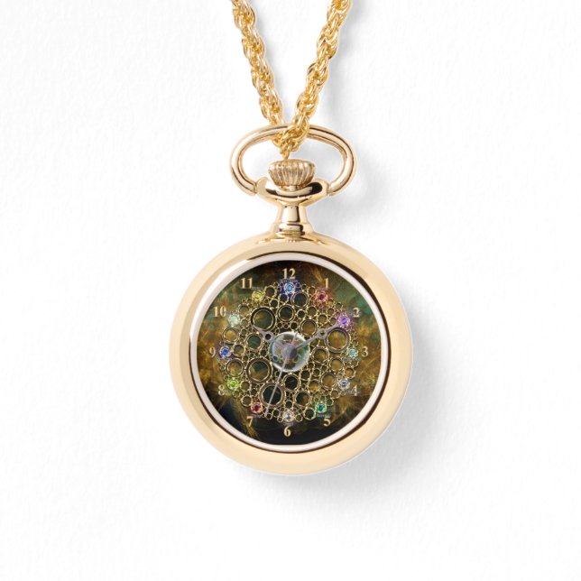 THE PROSPERITYつながり：幸運の宝石 腕時計 (正面)