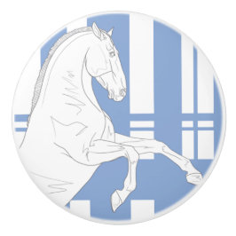 The Protector Stallion Horse Ceramic Knob セラミックノブ