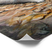 "The Pround Samoyed" – キャンバス印刷 ポスター (角)