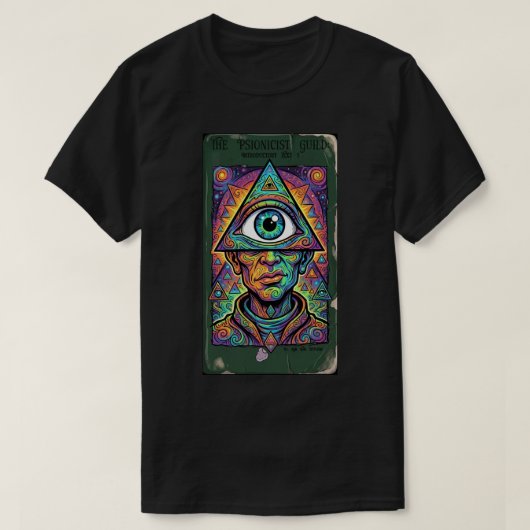 The Psionicist Guild 1 Dark Tシャツ (デザイン正面)