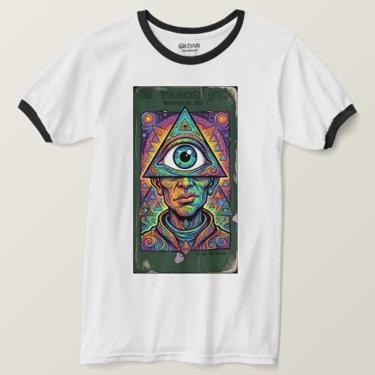 The Psionicist Guild 1 Ringer T-Shirt Tシャツ (デザイン正面)