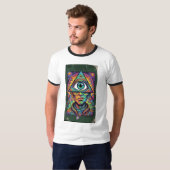The Psionicist Guild 1 Ringer T-Shirt Tシャツ (正面フル)