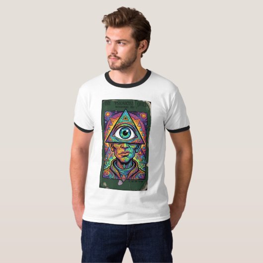 The Psionicist Guild 1 Ringer T-Shirt Tシャツ (正面フル)