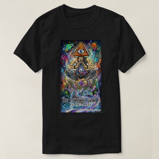 The Psionicist Guild 2 Dark Tシャツ (デザイン正面)