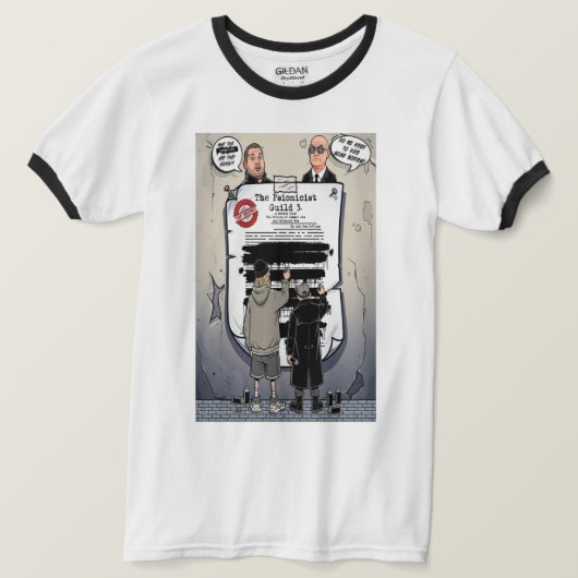 The Psionicist Guild 3 Ringer T-Shirt Tシャツ (デザイン正面)