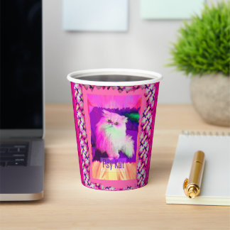 The PSY Kat / The Psychic Cat (by ACCI) Paper cup 紙コップ