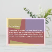 The Psychologist サンキューカード (スタンド正面)