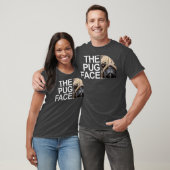The Pug Face Dog Funny Pug Tシャツ (ユニセックス)
