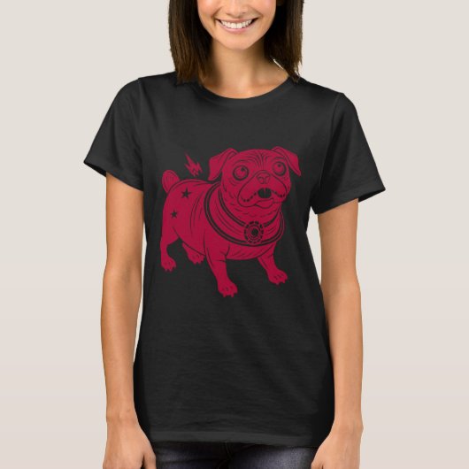 The Pug from the Nebula Tシャツ (正面)