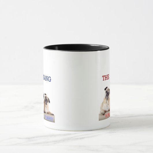 The Pug Gang Coffee Mug Tom, Dick & Harry マグカップ (中央)