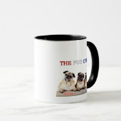The Pug Gang Coffee Mug Tom, Dick & Harry マグカップ (正面右)