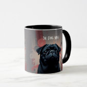 "The Pug Mug"- Pug Dog Coffee Mug マグカップ (正面右)