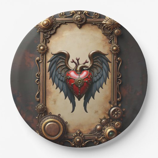 The pulsating heart of mechanics, ペーパープレート (正面)